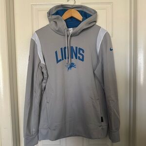 Nike Women’s Large Detroit Lions NFL Sideline Performance Pullover Hoodie NEW